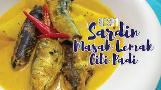 SARDIN MASAK LEMAK CILI PADI [upl. by Navanod376]