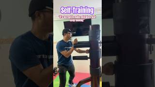 SelfTraining punching block kicks kicking wingchuntraining wingchun brucelee ipman boxing [upl. by Eirameinna113]