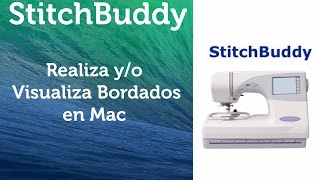 Bordado en Mac  StitchBuddy para Mac [upl. by Cirderf333]