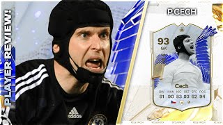 SOLID GK 93 RATED TOTY ICON CECH PLAYER REVIEW  EA FC24 ULTIMATE TEAM [upl. by Ameluz]