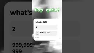 Pop quiz [upl. by Marienthal]