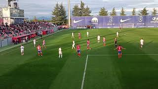 Futbol resumen Atletico de Madrid B vs Real Madrid Castilla [upl. by Malloch]