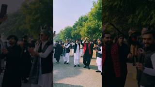 Punjab University students Attan video on pashtun culture day ❤ pashto youtube shorts [upl. by Berthold]