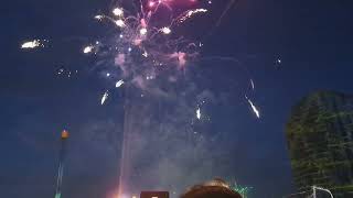 Busch Gardens Tampa Florida Summer Nights Fireworks [upl. by Nolos530]