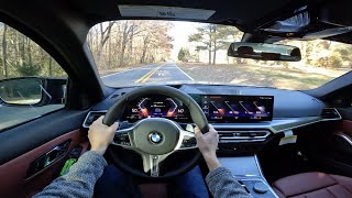 2024 BMW M340i xDrive POV Walkaround and Test Drive ASMR [upl. by Ahtel683]