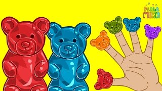 🌟 OSITOS GOMINOLA HARIBO 📢 Familia Dedo  Canciones Infantiles  Dibujos Animados [upl. by Assiled]