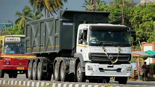 Bharatbenz Tipper Trailer💥 [upl. by Anirdua]