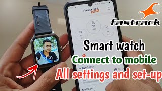 how to connect fastrack watch to phonefastrack smart watch mobile connect [upl. by Root]