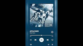 APOLOGIZE by baby keem [upl. by Berte]