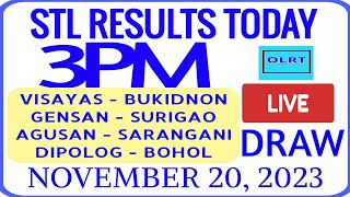 Stl results today 3pm DRAW November 20 2023 [upl. by Won]