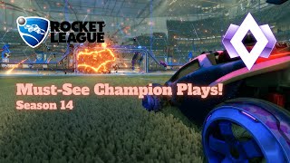 Top Rocket League Goals amp Saves You Need to See Champions Journey – HamsTech [upl. by Bobette828]