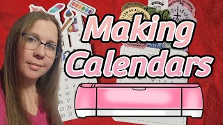 Lets make Calendars with Cricut Design Space [upl. by Bettencourt]