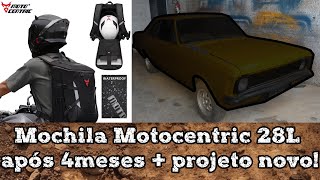 Mochila Motocentric 28L após 4 meses  próximo projeto do canal [upl. by Goode]