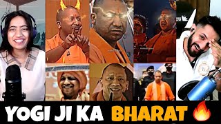 CM Yogi Adityanath Thug Life 3 😈 Yogi Adityanath Attitude Videos Reaction 🔥 [upl. by Nomit115]