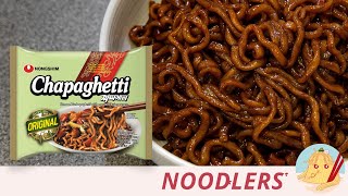 Nongshim Chapagetti  Chajangmyun Noodles [upl. by Reneta]