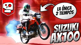 Suzuki AX100 2 tiempos  Reseña con el propietario  Alets Go [upl. by Filide114]