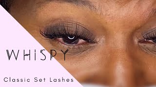 Wispy Classic Lash Extensions Beginner Tutorial MUST WATCH [upl. by Niawat4]