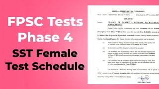 FPSC SST Female Test Schedule  Best Book for FPSC SST Test Preparation [upl. by Melinde]