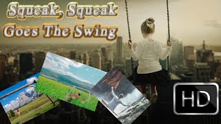 Squeaky Swing Set Sounds  Virtual 3 HOURS Full HD [upl. by Maher]