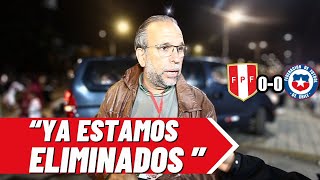 HINCHAS PERUANOS reaccionan al EMPATE ante CHILE 00  ELIMINATORIAS 2026 [upl. by Hungarian]