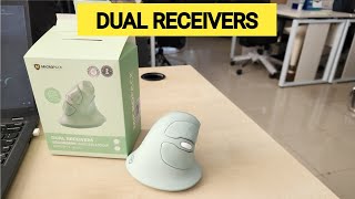 Review Mouse Vertical Dual Receivers Micropack [upl. by Olva851]