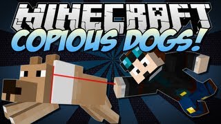 Minecraft  COPIOUS DOGS Puppies amp Better Breeds in Minecraft  Mod Showcase 162 [upl. by Idnerb]