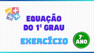 Problema de equação 1º grau  Prof Thiago Laurindo  Parte 7 [upl. by Allevon]