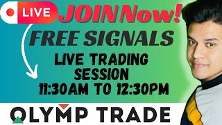 OLYMP TRADE LIVE TRADING SESSION23 SEPTEMBER  OLYMP TRADE BEST WINNING STRATEGY [upl. by Kilroy]