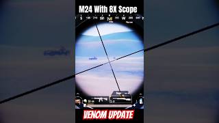 M24 With 8X Scope 🎯 Venom Update 🐺 BGMI bgmi venombgmi pubgmobile battleroyalegame gaming [upl. by Nanon]