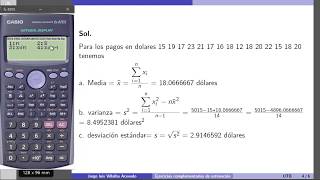 Ejercicio de estimación puntual 1 [upl. by Leanard]