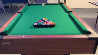 Mizerak Dynasty Space Saver 65ft Billiard Table Review [upl. by Dorri953]