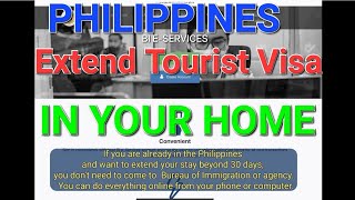 Bureau of Immigration Philippines Online Extend your stay without leaving home [upl. by Orlov]