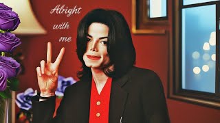 Michael Jackson  Alright With Me • AI Cover [upl. by Nyret619]