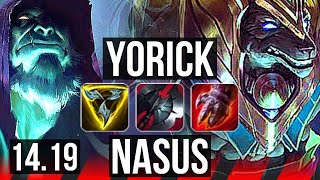 YORICK vs NASUS TOP  44k DMG 6211  EUW Master  1419 [upl. by Tocs]