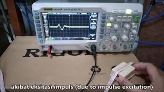 Measuring Acceleration with ADXL335 Accelerometer dan RIGOL DS1104ZS Oscilloscope [upl. by Flavius972]