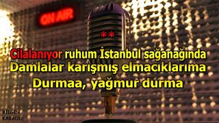 Gripin  Durma Yağmur Durma Karaoke Türkçe [upl. by Drugi]