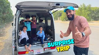 Surprise trip with family in new car 😍🚙 sab ko gaari kesi lagi [upl. by Ehcrop]