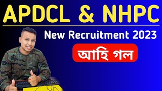 APDCL Recruitment 2023 🔥  NHPC recruitment 2023  Assam Govt Jobs 2023  Govt Jobs 2023 [upl. by Anehta612]