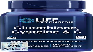 Life Extension Glutathione Cysteine amp C Antioxidant Supplement with Vitamin C Review [upl. by Courtnay]