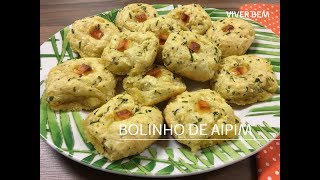 Receitas práticas Bolinho de Mandioca Assado [upl. by Aitselec]