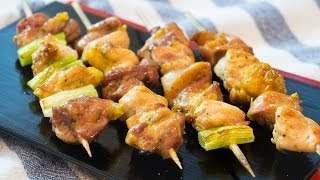 Eng Sub珍珠鸡串烧 Guinea Fowl Yakitori Recipe [upl. by Nolasba]