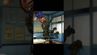 Springtrap virou professor Dublado PTBR fnaf springtrap balloonboy dublagem humor shorts [upl. by Rehotsirk]