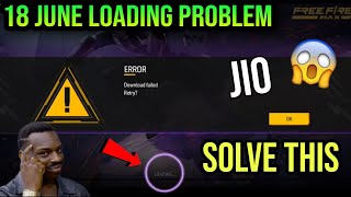 How To Solve Free Fire Max Loading Problem  FF Not Opening Today  Download Failed Retry Problem [upl. by Aicekan]