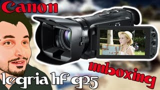 Canon Legria HF G25 Unboxing [upl. by Irmo]