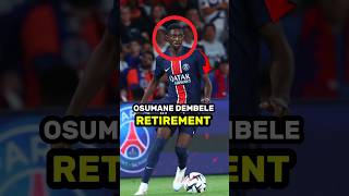 Ousmane Dembele On His Retirement 🗣️ football soccer dembele [upl. by Roi981]