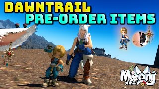 FFXIV Dawntrail Preorder Items amp How To Get Them [upl. by Almeda]