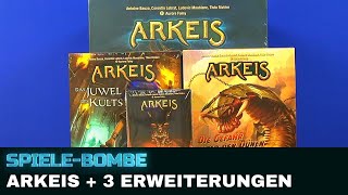 Arkeis  Juwel des Kults  Falle der Sphinx  Gefahr unter den Dünen  Unboxing  SpieleBombe [upl. by Snebur]