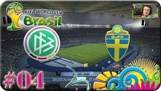 FIFA WM Brasilien 2014  Deutschland gg Schweden Lets Play 04 [upl. by Lindholm]