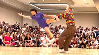 Unforgettable Lindy Hop Moments Camp Hollywood 2023 Open Lindy Finals SIDE VIEW [upl. by Ylliw]