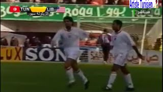 Éliminatoire Coupe du monde France 1998 Tunisie 20 Liberia  Les Buts 27041997 [upl. by Haelam]